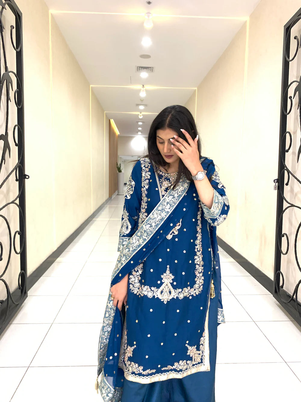 Stitched Premium Lawn-3 Piece TL-128