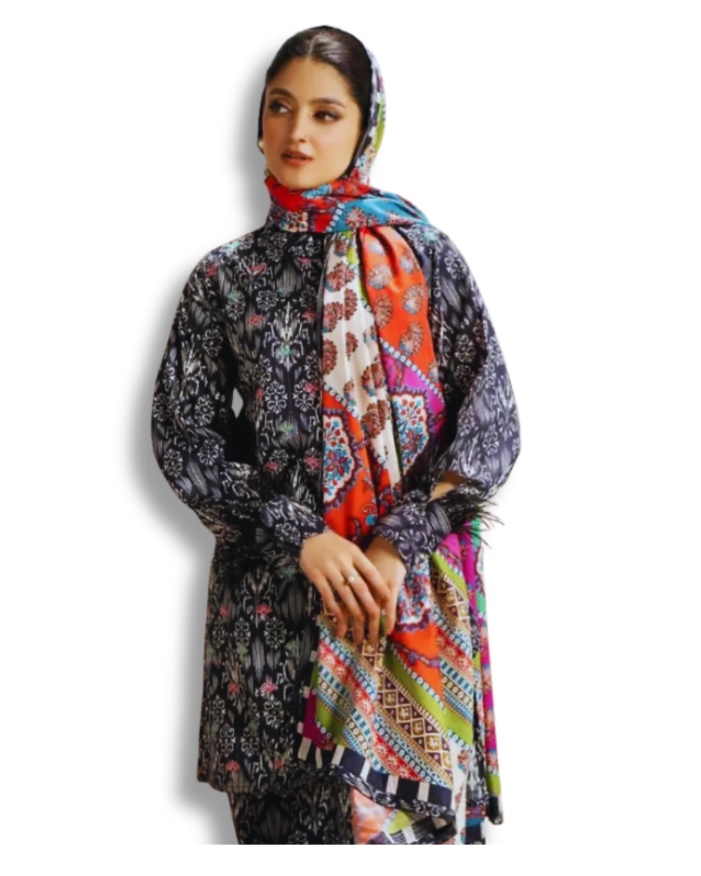 Unstitched Premium Lawn-3 Piece TL-53