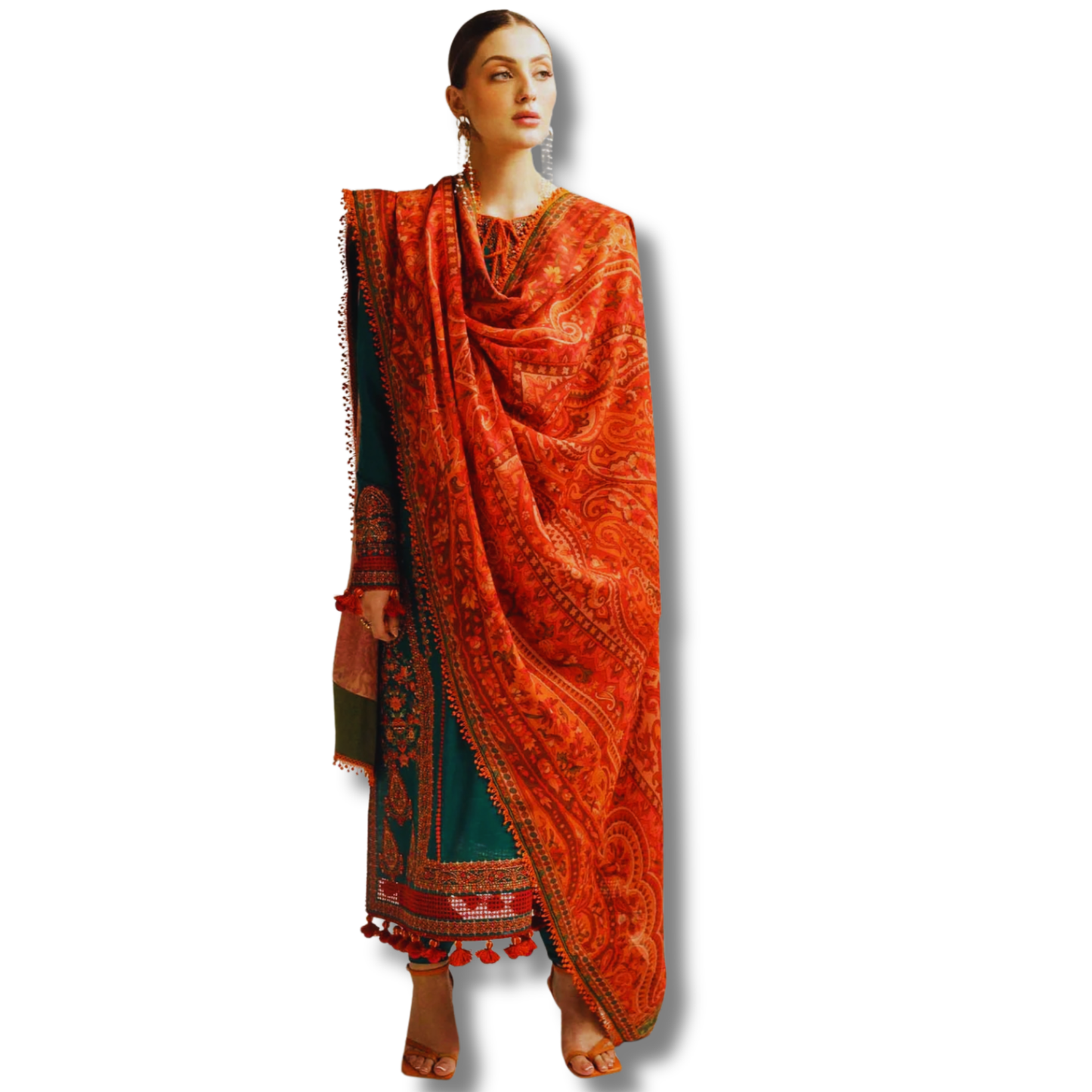 Unstitched Premium Lawn-3 Piece TL-76