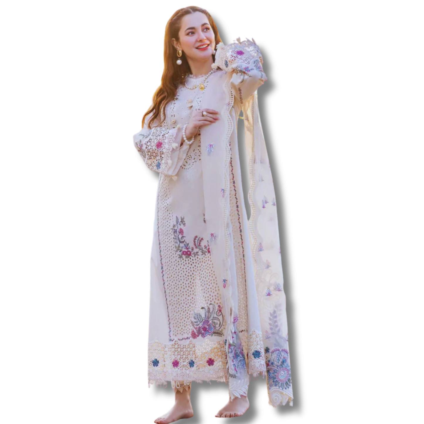 Unstitched Premium Lawn-3 Piece TL-56