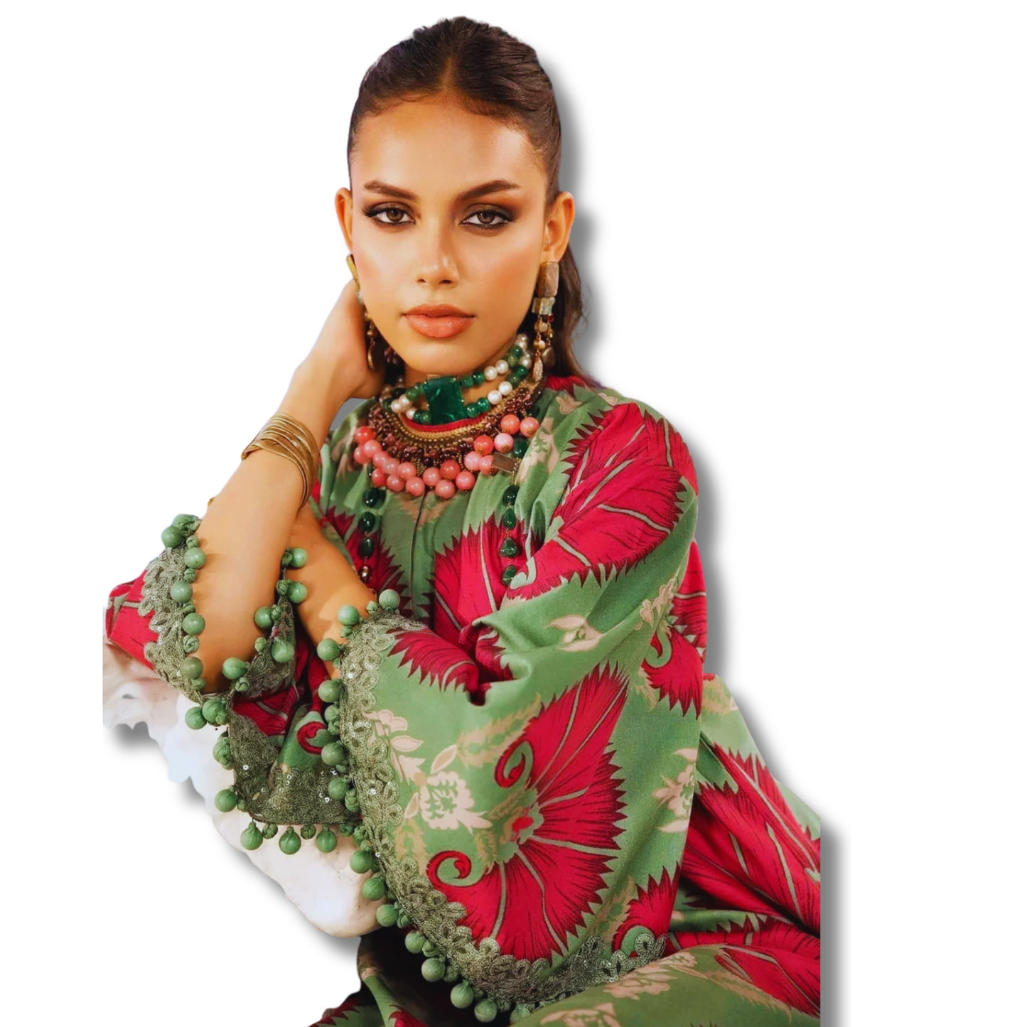 Unstitched Premium Lawn-3 Piece TL-91