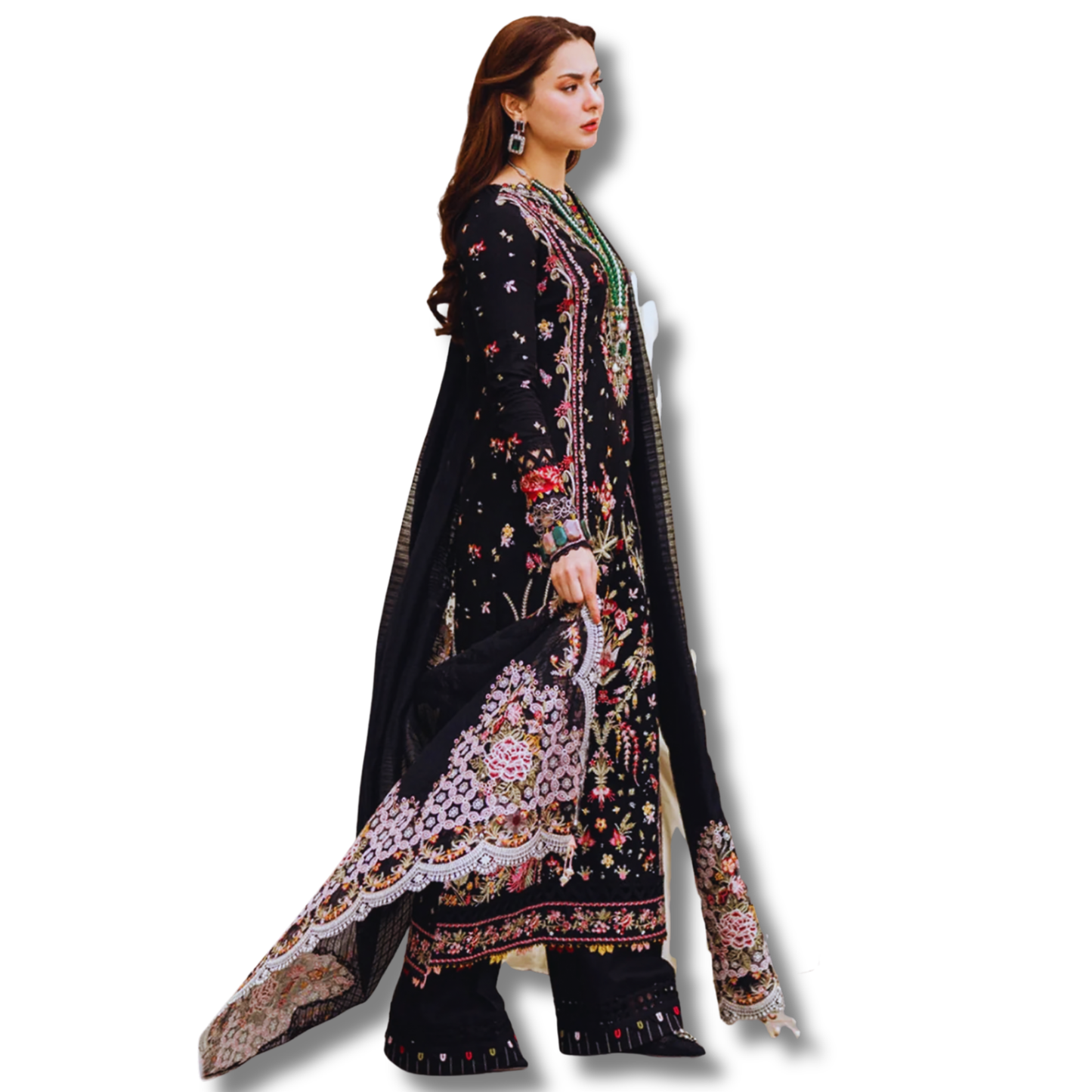 Unstitched Premium Lawn-3 Piece TL-74