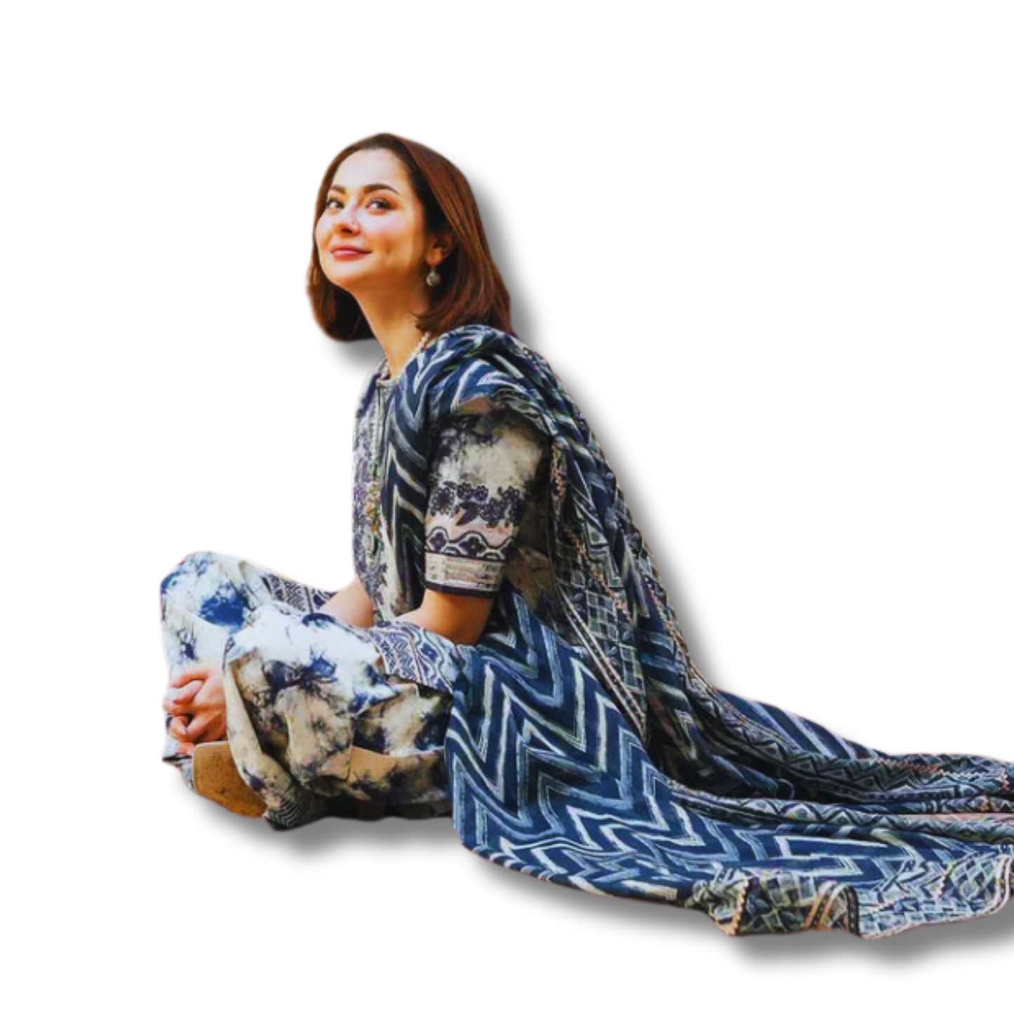 Unstitched Premium Lawn-3 Piece TL-92