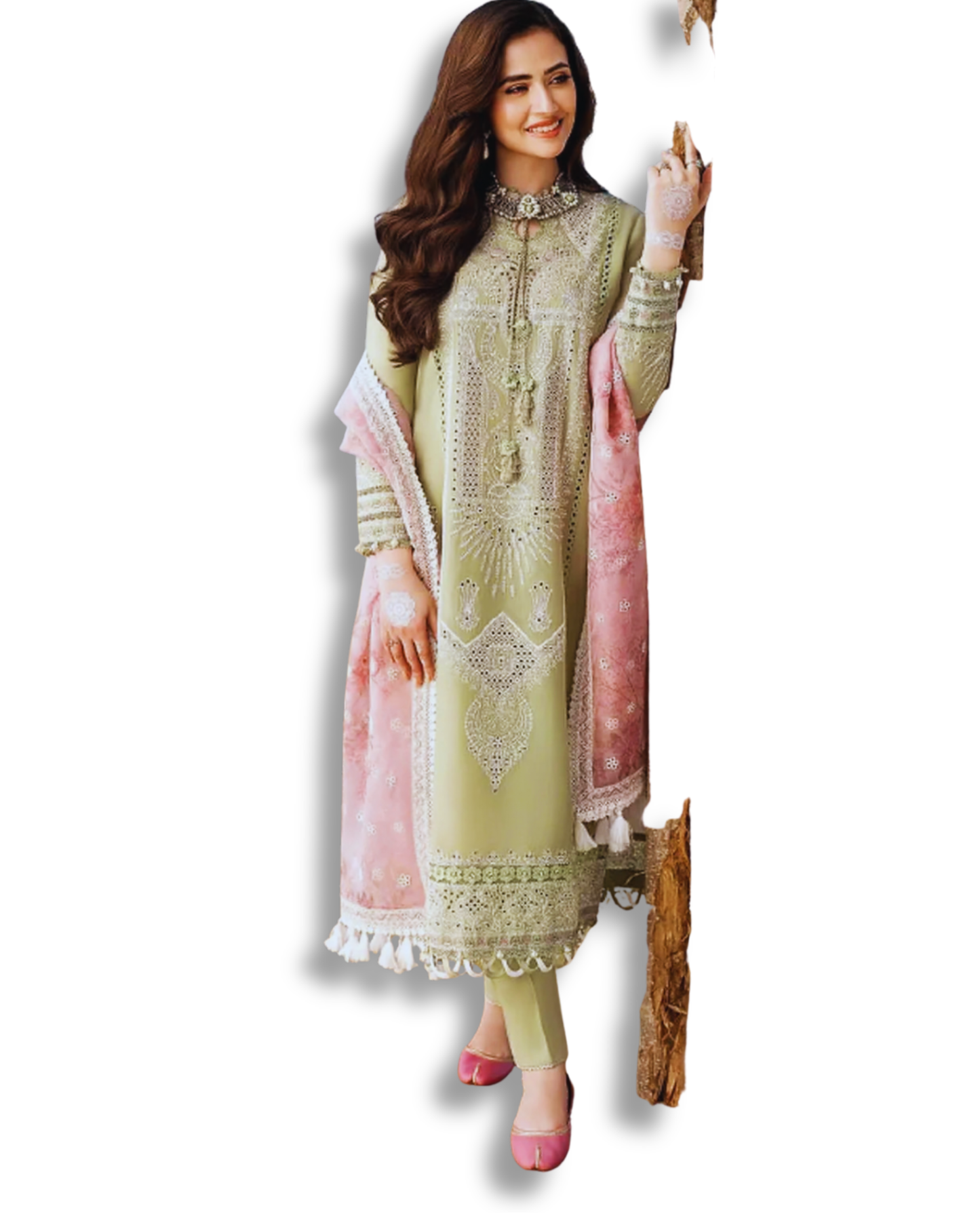 Unstitched Premium Lawn-3 Piece TL-22