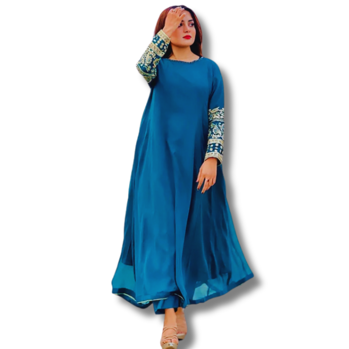 Stitched Luxury Lawn-3 Piece TL-131