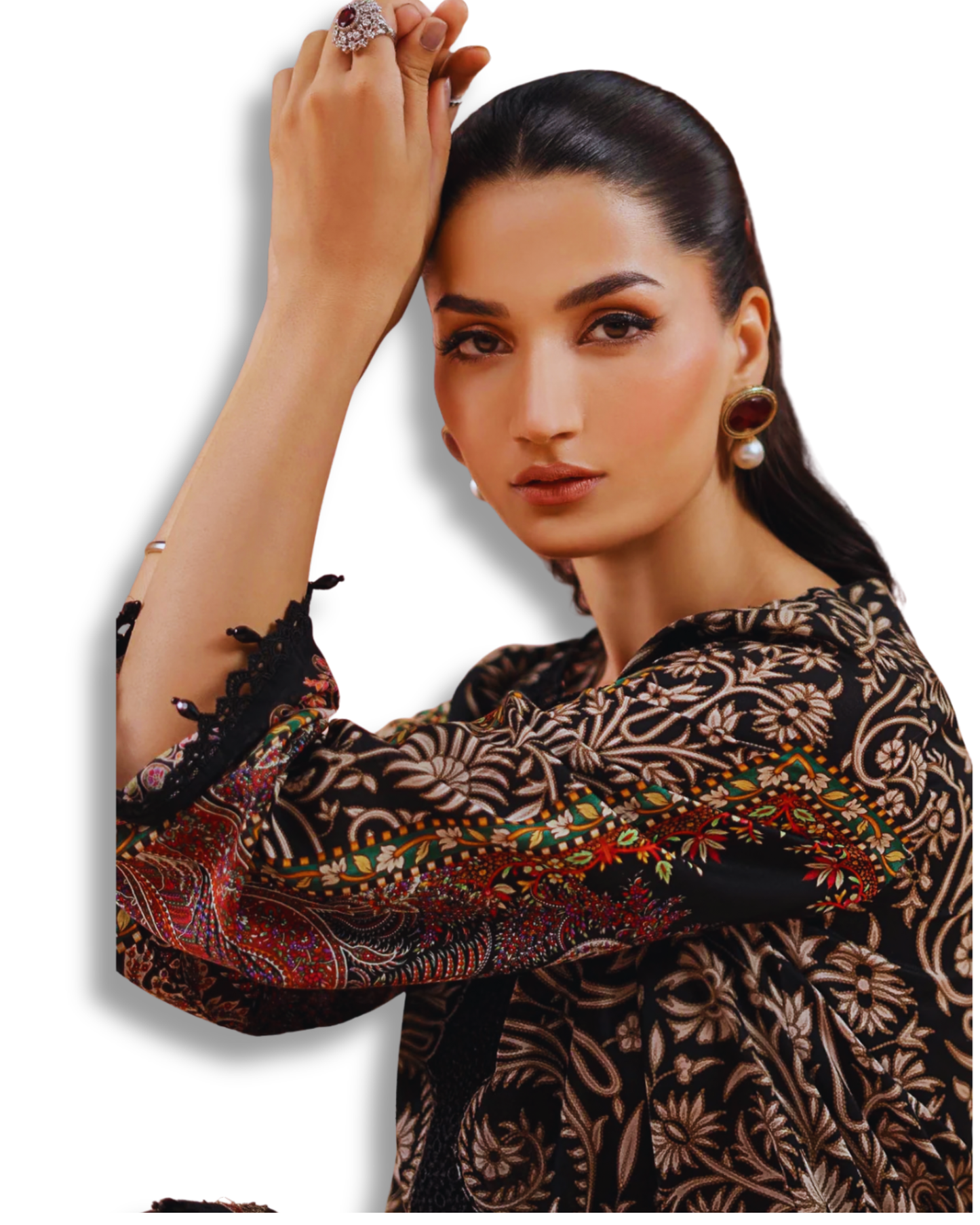 Unstitched Premium Lawn-3 Piece TL-42