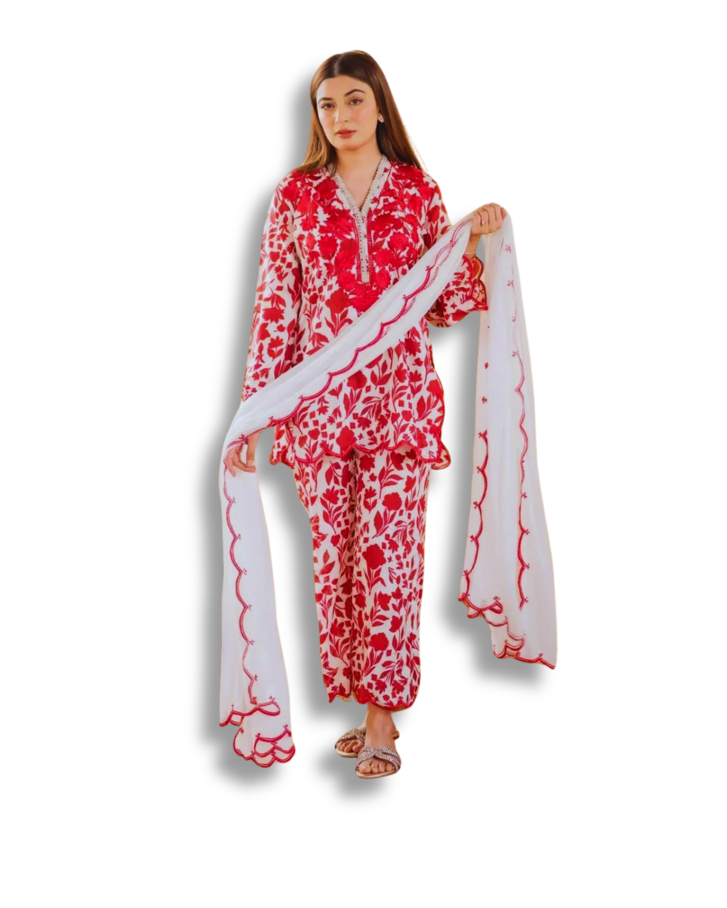 Unstitched Premium Lawn-3 Piece TL-33
