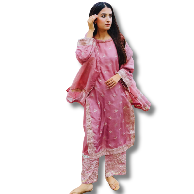 Stitched Lawn  3PC  TL-124 TheLaraib