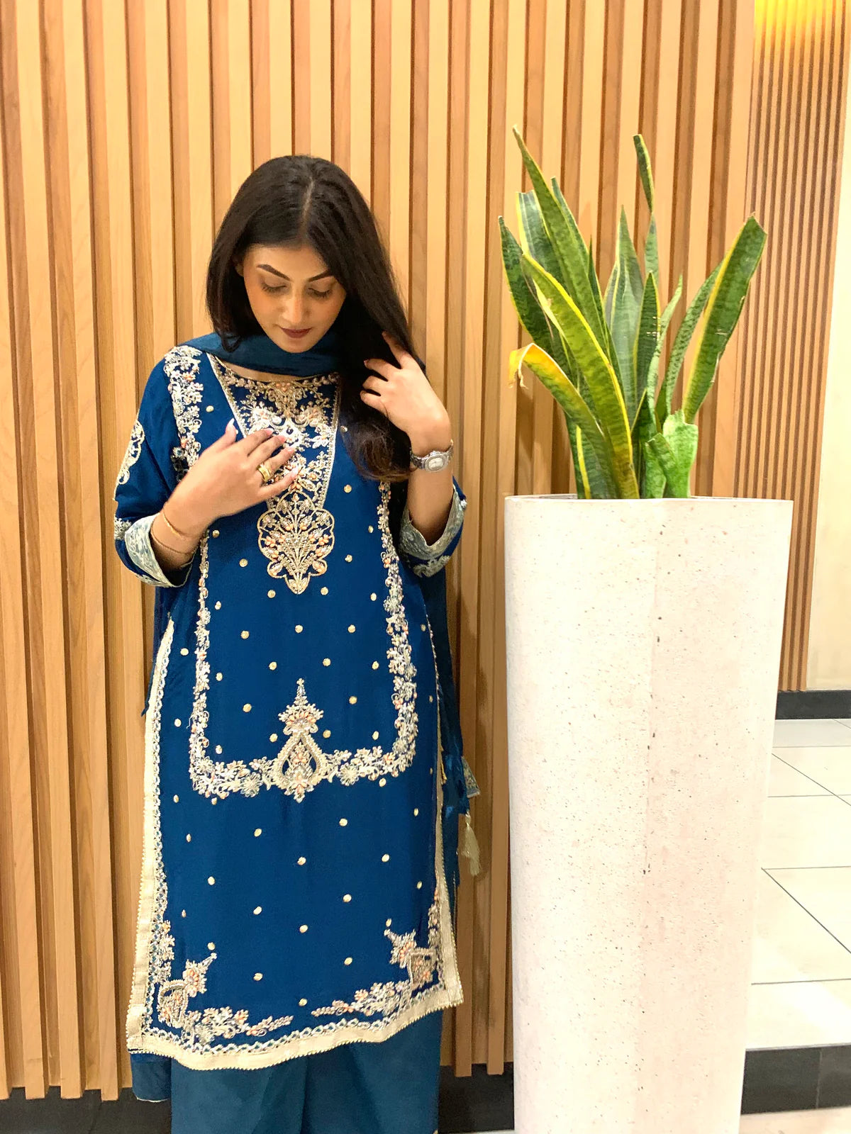 Stitched Premium Lawn-3 Piece TL-128