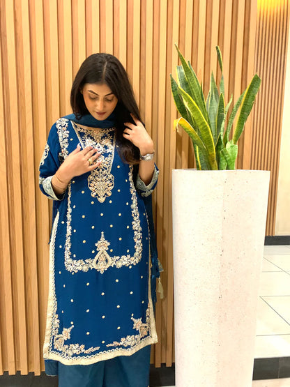 Stitched Premium Lawn-3 Piece TL-128