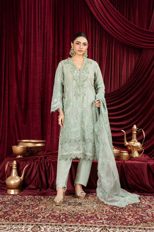 Stitched Embroidered Suit 3PC TL-129