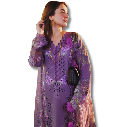 Unstitched Premium Lawn-3 Piece TL-60