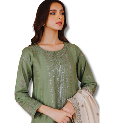 Unstitched Premium Lawn-3 Piece TL-81