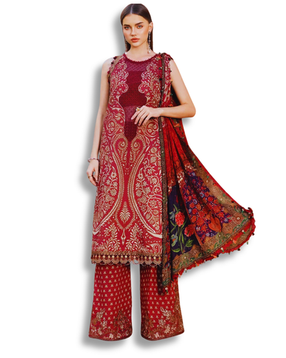 Unstitched Premium Lawn-3 Piece TL-39