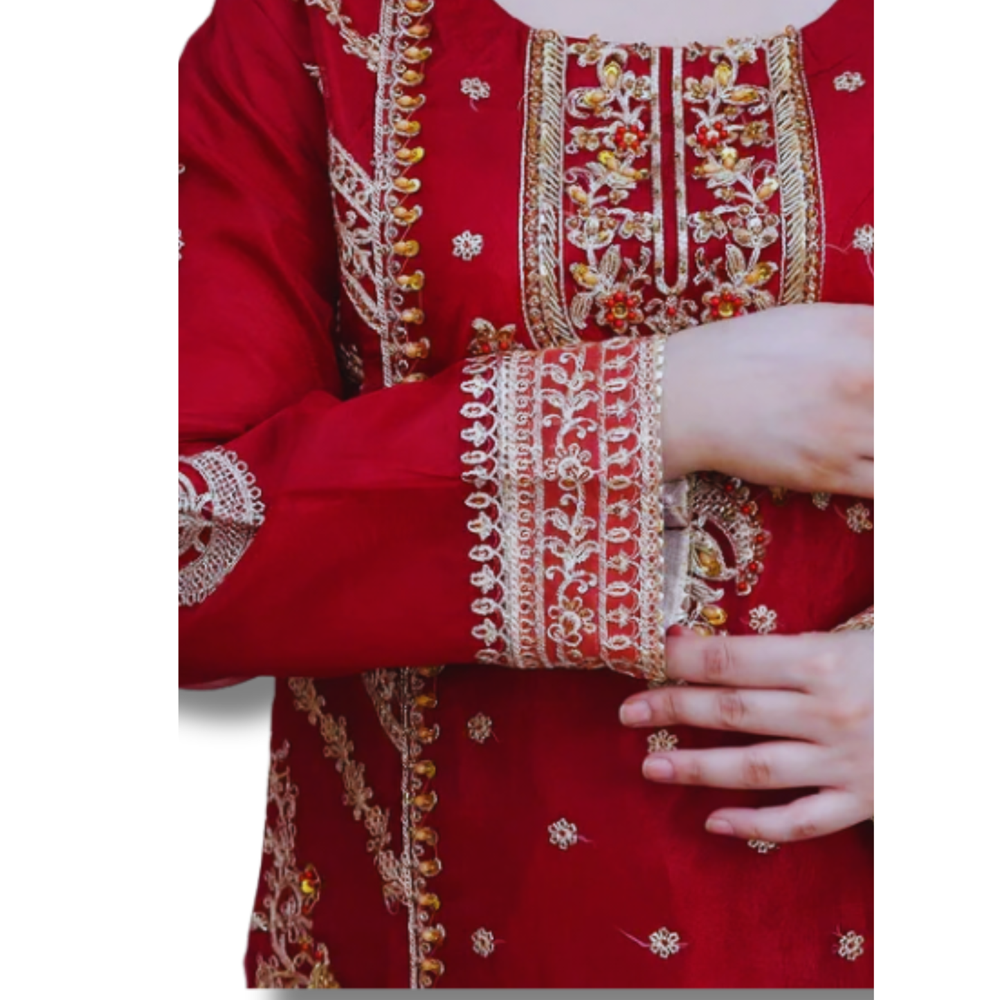 Stitched Luxury Lawn-3 Piece TL-133