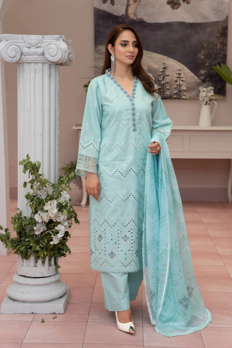 Stitched Premium Lawn-3 Piece TL-142