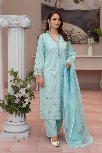 Stitched Premium Lawn-3 Piece TL-142