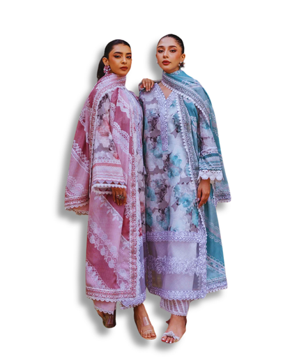 Unstitched Premium Lawn-3 Piece TL-51