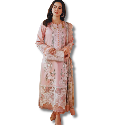 Unstitched Premium Lawn-3 Piece TL-61