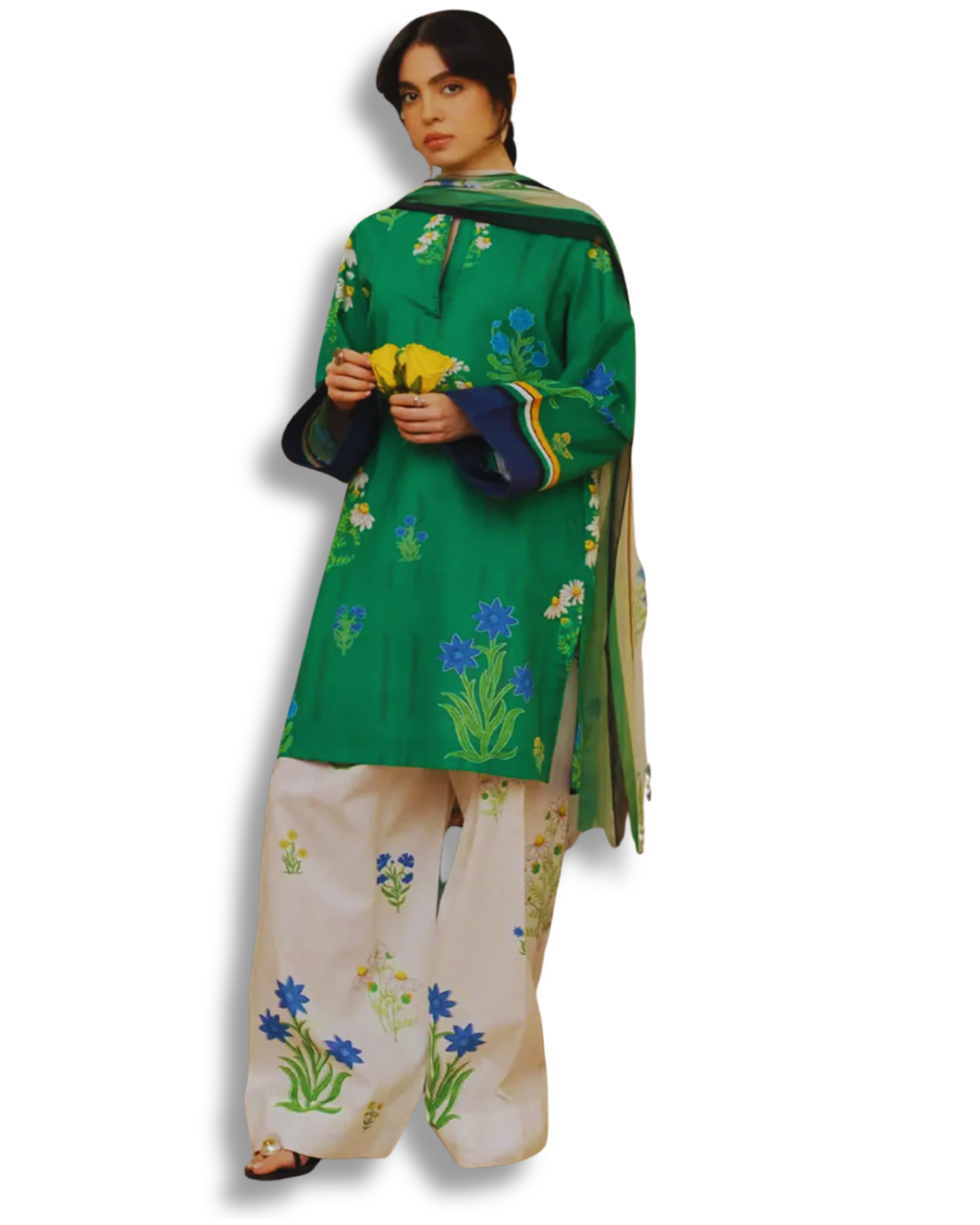 Unstitched Premium Lawn-3 PieceTL-45