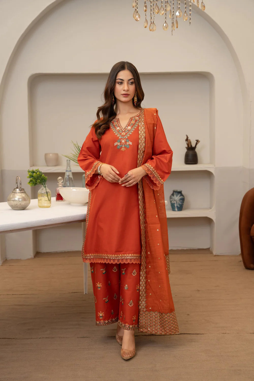 Stitched Premium Lawn-3 Piece TL-155
