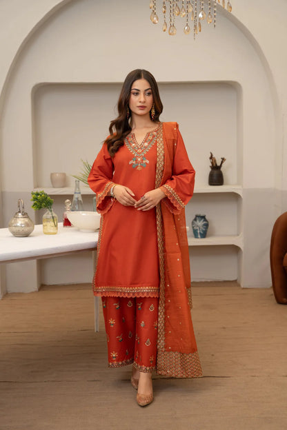 Stitched Premium Lawn-3 Piece TL-155