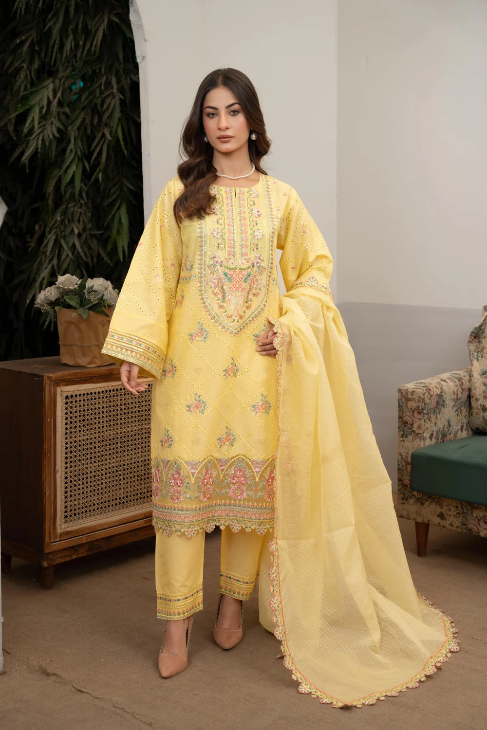 Stitched Premium Lawn-3 Piece TL-149