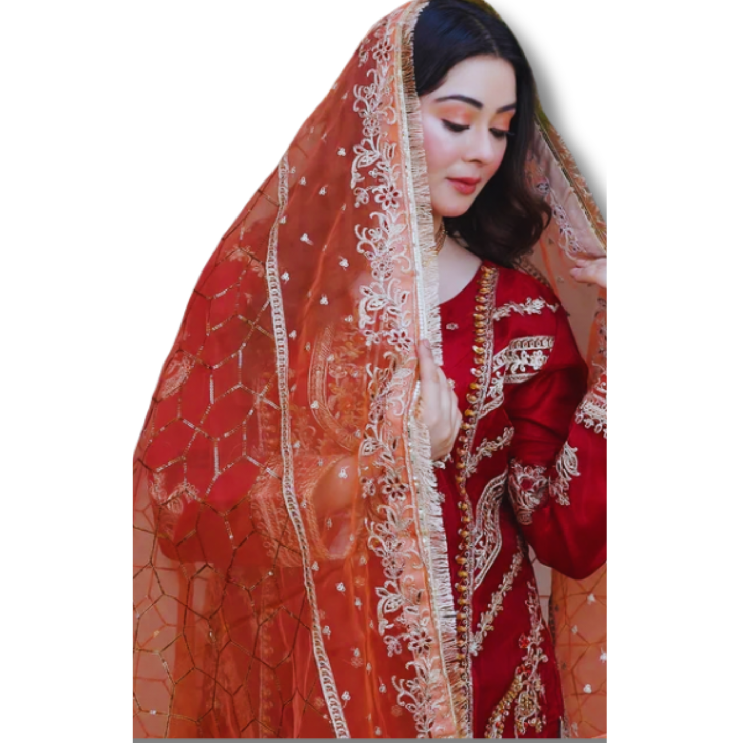 Stitched Luxury Lawn-3 Piece TL-133