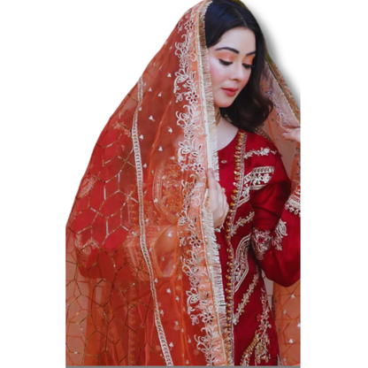 Stitched Luxury Lawn-3 Piece TL-133