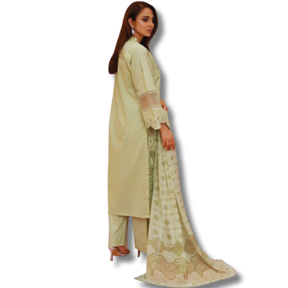 Stitched Premium Lawn-3 Piece TL-145