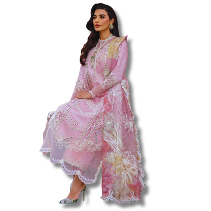 Unstitched Premium Lawn-3 Piece TL-61