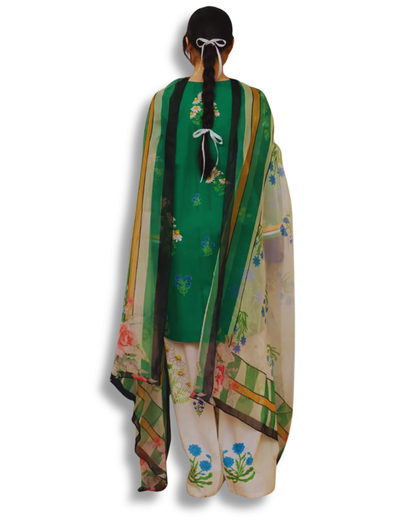 Unstitched Premium Lawn-3 PieceTL-45