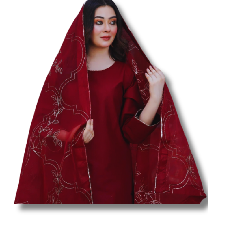 Farshi Shalwar Kameez 3PC Stitched.  TL-00 TheLaraib