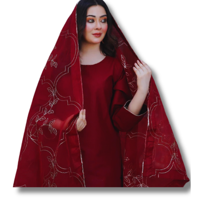 Farshi Shalwar Kameez 3PC Stitched.  TL-00 TheLaraib