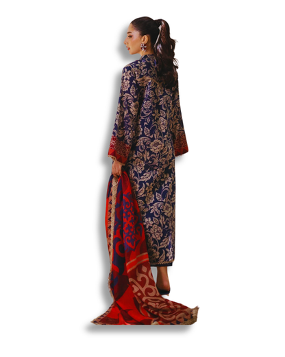 Unstitched Premium Lawn-3 Piece TL-52