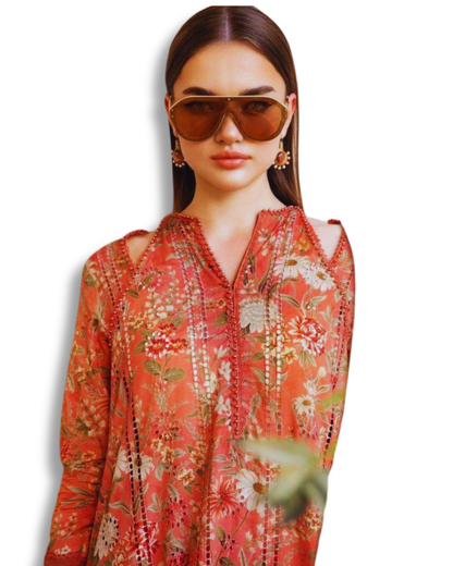 Unstitched Premium Lawn-3 Piece TL-38