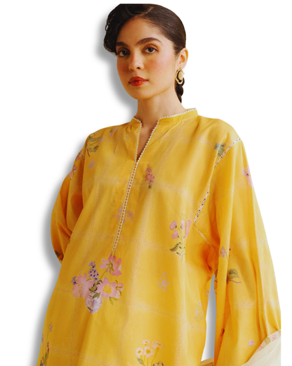 Unstitched Premium Lawn-3 Piece TL-46
