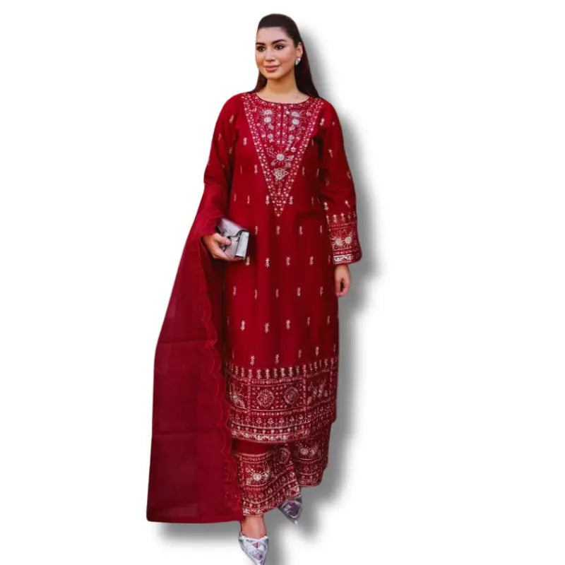 Stitched Lawn 3PC.   TL-92 TheLaraib