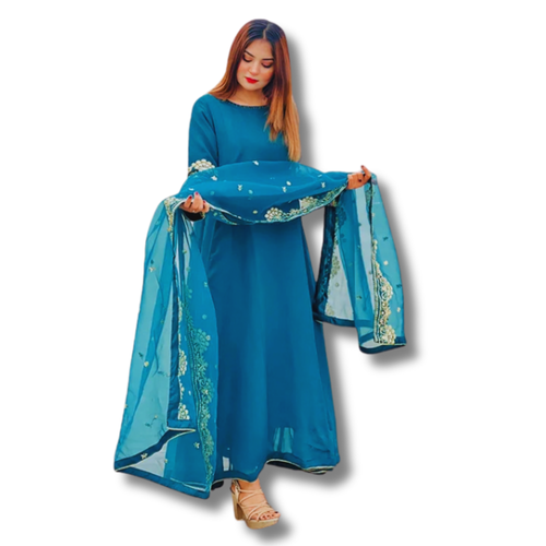 Stitched Luxury Lawn-3 Piece TL-131