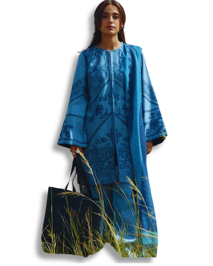Unstitched Premium Lawn-3 Piece TL-27