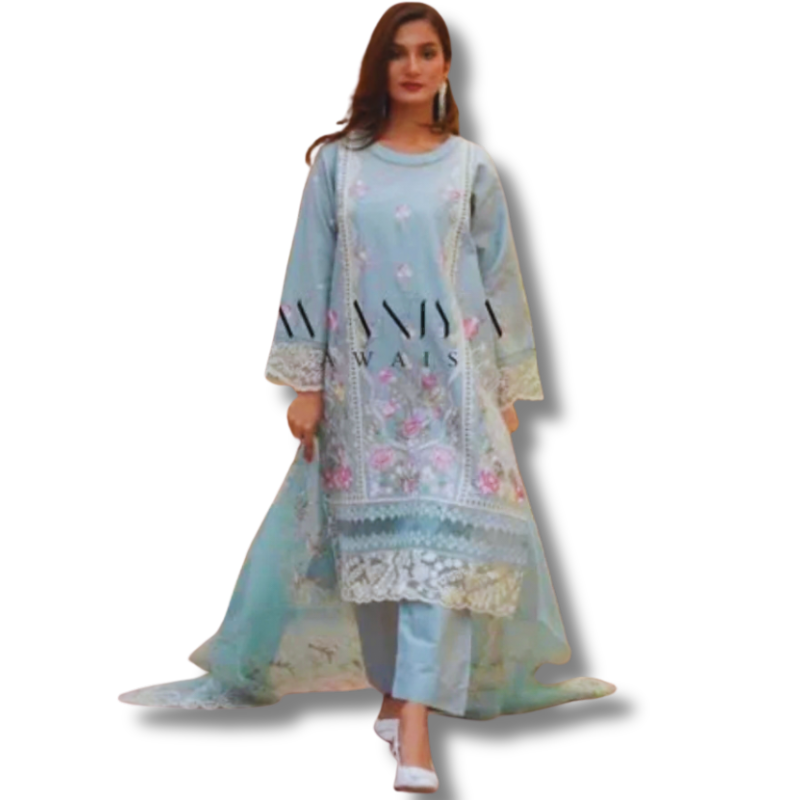 Stitched Lawn 3PC TL-97 TheLaraib