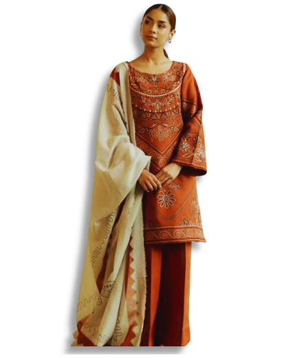Unstitched Premium Lawn-3 Piece TL-26