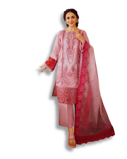 Teal Pink 3PC   TL-21 TheLaraib
