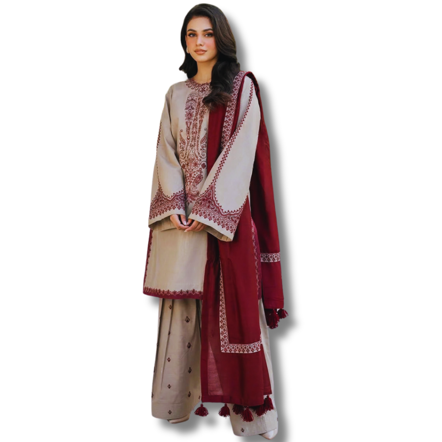 Unstitched Premium Lawn-3 Piece TL-83