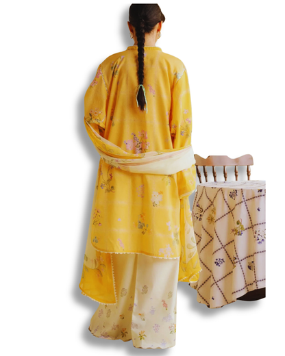 Unstitched Premium Lawn-3 Piece TL-46
