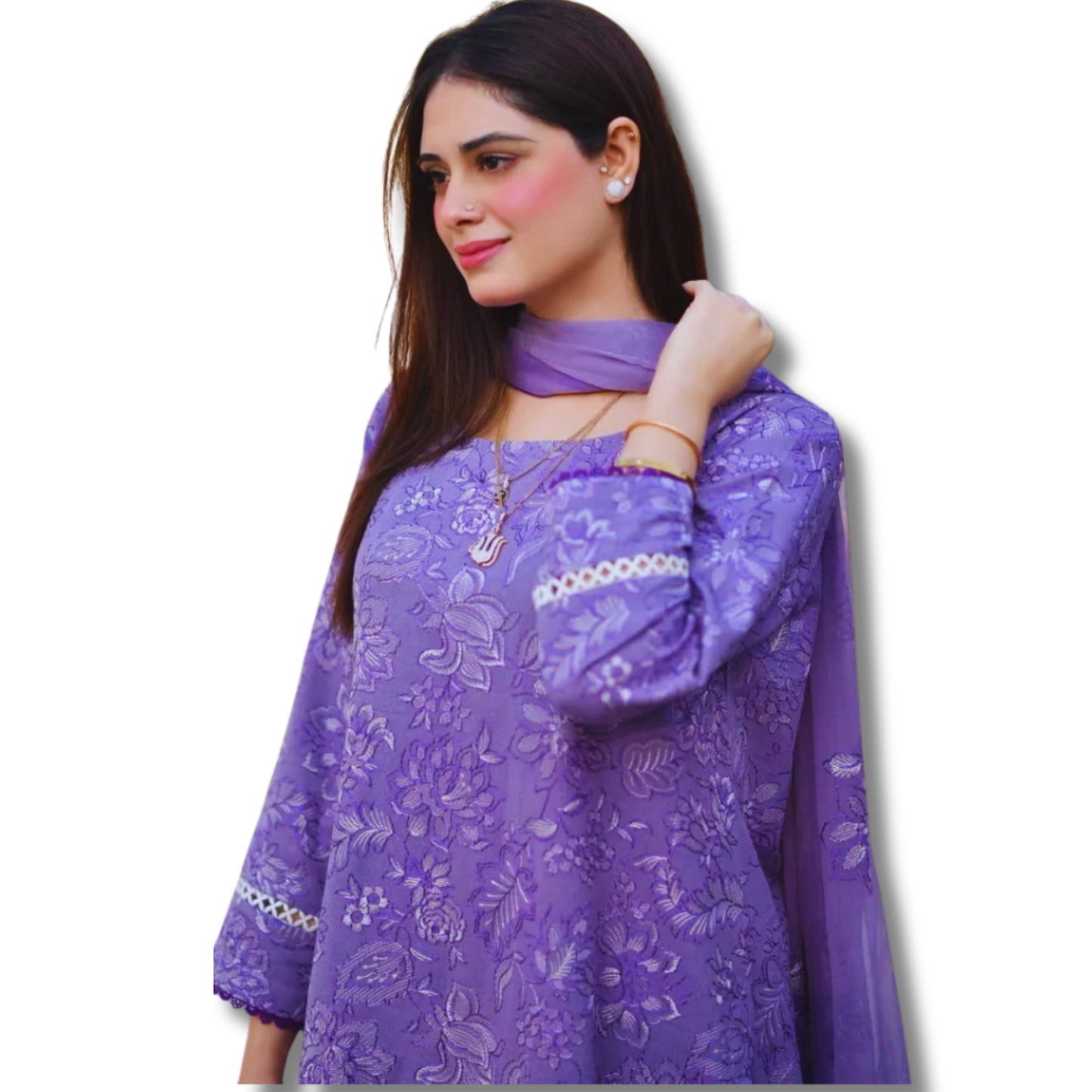 Unstitched Premium Lawn-3 Piece TL-66