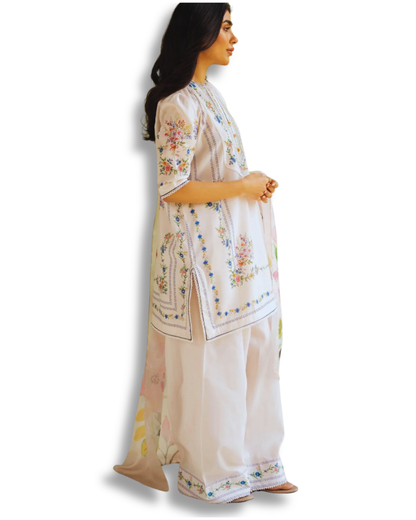 Unstitched Premium Lawn-3 Piece TL-55