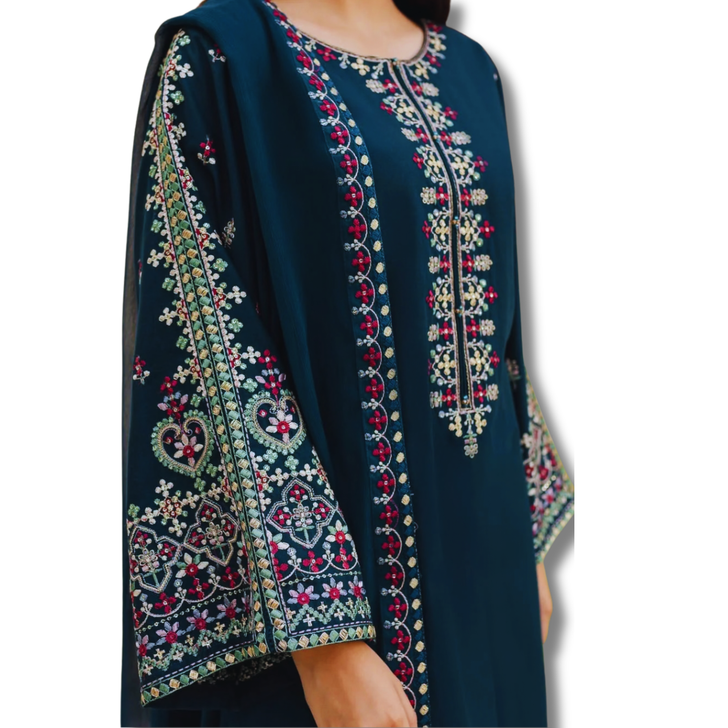 Unstitched Premium Lawn-3 Piece TL-87