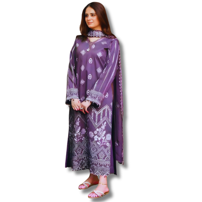 Unstitched Premium Lawn-3 Piece TL-68