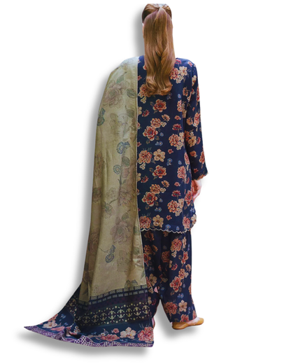 Unstitched Premium Lawn-3 Piece TL-29